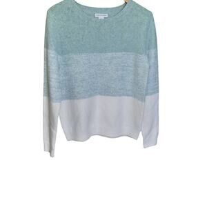 Cupcakes and Cashmere Womens Ombre Crewneck Long Sleeve Sweater Size Large
